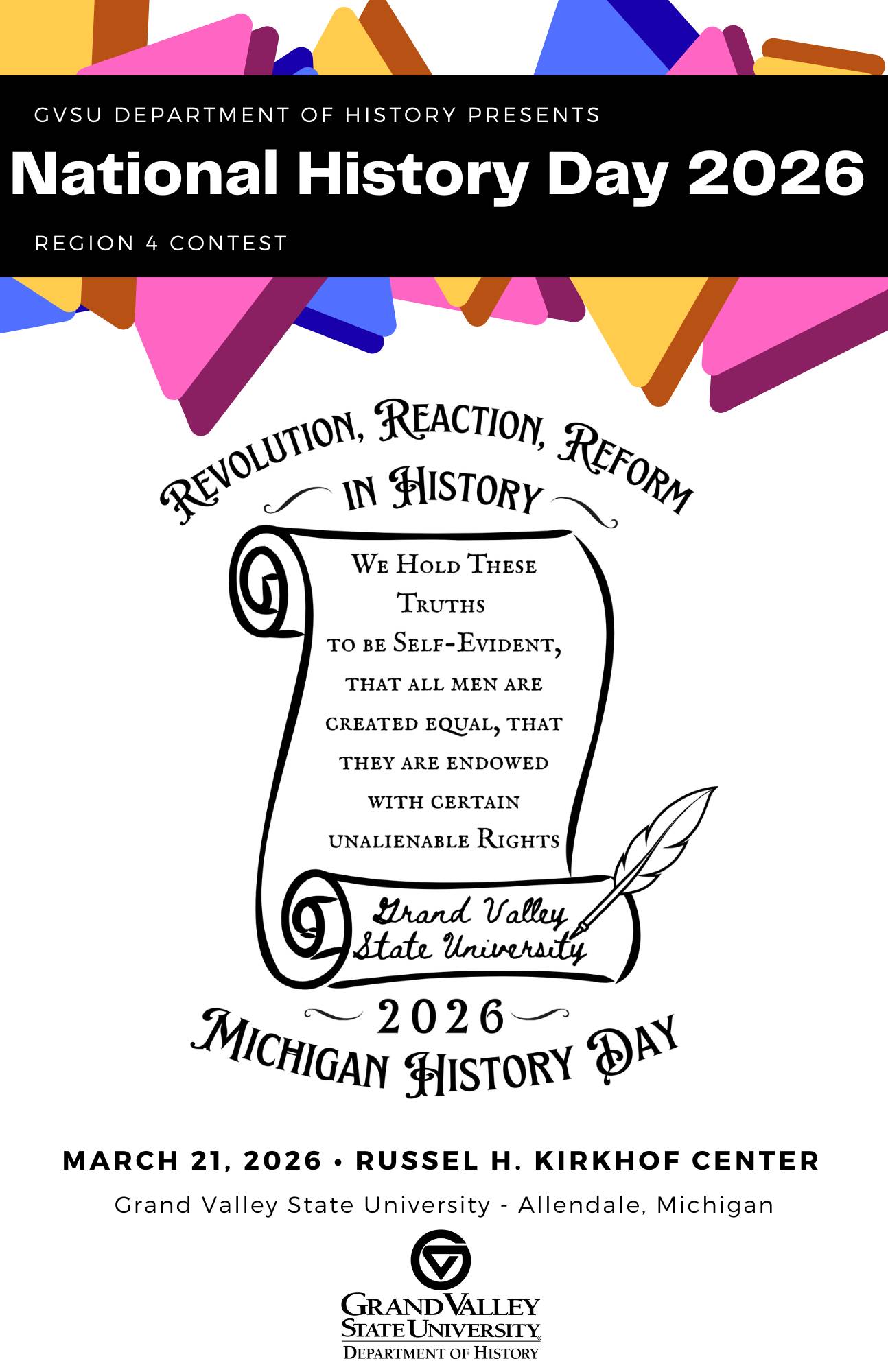 History Day 2026 Program Front Cover